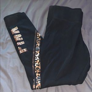 PINK Victoria Secret Cheetah print leggings NWOT